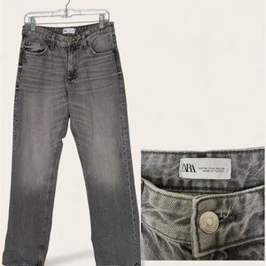 Zara Men's Classic Gray Straight Jeans